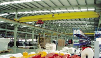 16 Ton Single Girder Elektrische Takel Bovenloopkraan