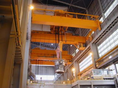 80 Ton dubbele ligger Lucht gieterij Eot Crane