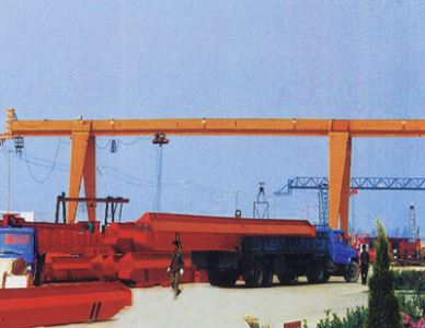 Box Type Single Girder elektrische takel portaalkraan