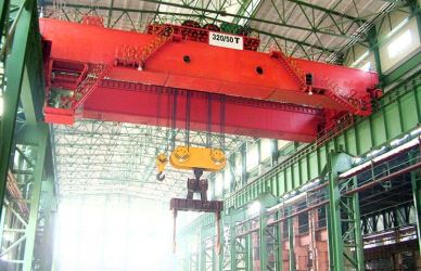 Brug constructie machines Casting 60 tons Overhead kraan