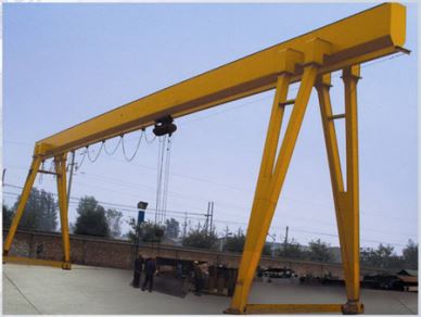 Lichte elektrische Hoist één ligger Gantry kraan 10 Ton