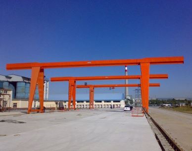 MH Light Duty mobiele één ligger Gantry kraan 10 Ton