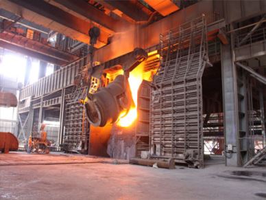 QD staalfabriek 450T Overhead kraan