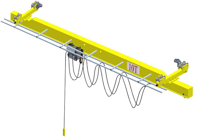 Enkele balk Balkophanging Bovenloopkraan.jpg Single Girder Beam Suspension Overhead Crane.jpg
